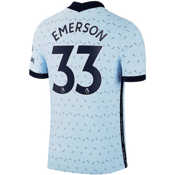 Camiseta Chelsea NO.33 Emerson Segunda equipo 2020-2021 Azul